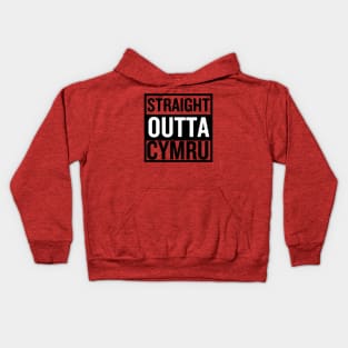 Straight Outta Cymru Kids Hoodie